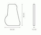 BL JGO TAPA LATERAL TOLDO P/PERFIL 85mm TLD12 BL