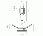 BL CORNAMUSA TOLDO TLD15 102mm BL