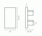 BL TAPA FINAL PERGOLA P/PERFIL 80/40 TLD23 BL