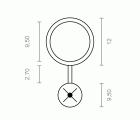 BL TAPON PLASTICO MATRICULA TPN08 AZ