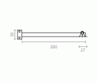 BISAGRA COMPAS BCP12 200mm ZN