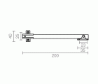 BISAGRA COMPAS BCP05 167mm ZN