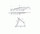 JGO BISAGRA CANAPE BCP04 710x115mm NE