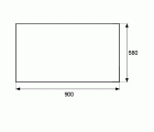 PROTECTOR FONDO FREGADERO PTR01 900x580mm AL