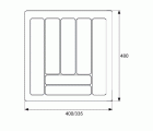 CUBERTERO CBT01 400/335x480mm GR