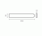 BL TAPA ENCIMERA ENC01 650x30mm BL