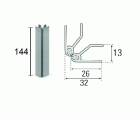 RINCON ZOCALO PVC ZCL03 144mm AL