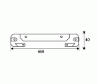 BL EXTENSION ENCIMERA ENC06 650x40mm AL