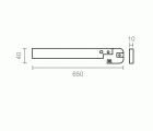 BL UNION ENCIMERA ENC08 650x30mm NE