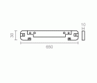 BL EXTENSION ENCIMERA ENC09 650x30mm NE