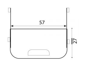 SOPORTE TECLADO S/BANDEJA STO01 BL
