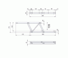 JGO BISAGRA ELEVABLE BS26 380mm GR