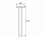 PATA MESA PT06 710x60mm NE