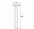 PATA MESA PT06 830x60mm NE
