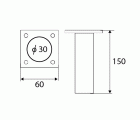 PATA ECO REDONDA PT23 150x30mm GR