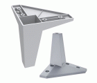 PATA MUEBLE CUADRADA PT21 100x20mm AL