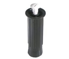 PATA MUEBLE REDONDA T/ZAMAK PT12 130-200mm NE