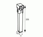 JGO 4 PATAS SOMIER PT25 250x30x30mm S/R GR