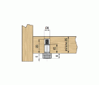 NIVELADOR REGULABLE NV03 M6x17mm BL