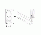 BURLETE EMBUTIR ALUM BLT09 925-1025mm PL