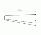 BL BURLETE ADHESIVO MADERA BLT03 915mm RB