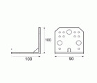 ANGULO PESANTE AN17 100x100x90mm ZN