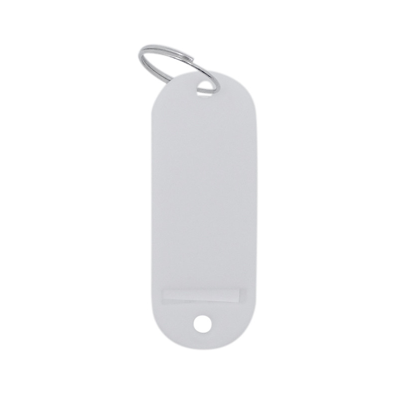 LLAVERO PORTAETIQUETAS PTQ02 BLANCO