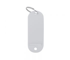 LLAVERO PORTAETIQUETAS PTQ02 BLANCO