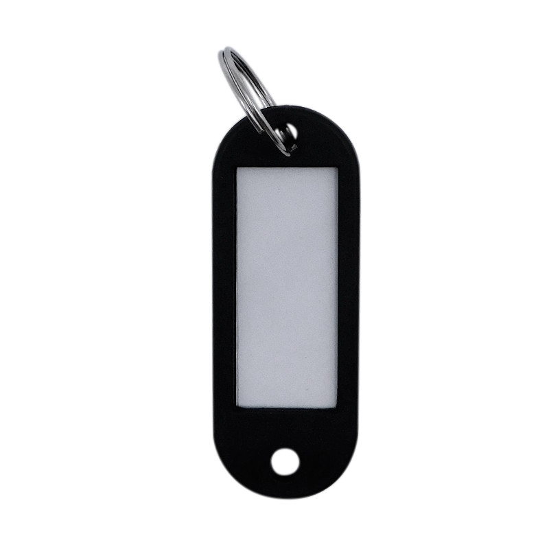 LLAVERO PORTAETIQUETAS PTQ02 NEGRO