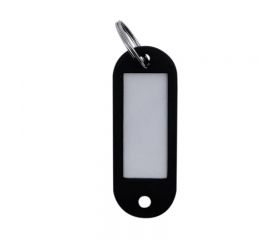 LLAVERO PORTAETIQUETAS PTQ02 NEGRO