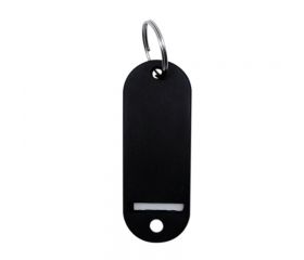 LLAVERO PORTAETIQUETAS PTQ02 NEGRO