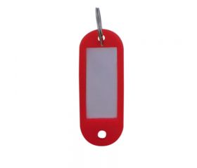 LLAVERO PORTAETIQUETAS PTQ02 ROJO
