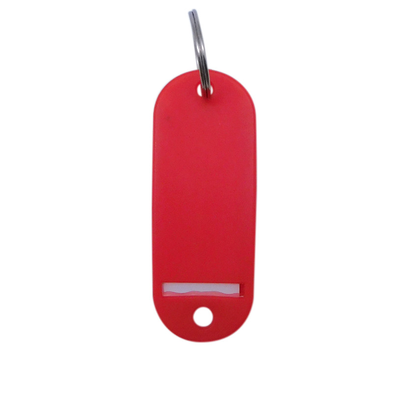 LLAVERO PORTAETIQUETAS PTQ02 ROJO