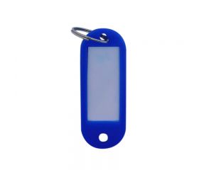 LLAVERO PORTAETIQUETAS PTQ02 AZUL