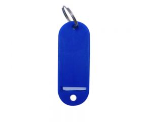 LLAVERO PORTAETIQUETAS PTQ02 AZUL