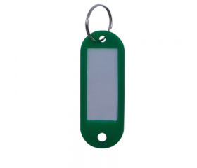 LLAVERO PORTAETIQUETAS PTQ02 VERDE