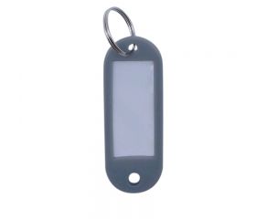 LLAVERO PORTAETIQUETAS PTQ02 GRIS
