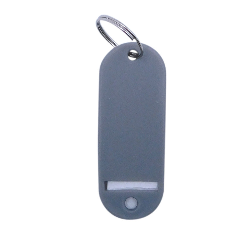 LLAVERO PORTAETIQUETAS PTQ02 GRIS