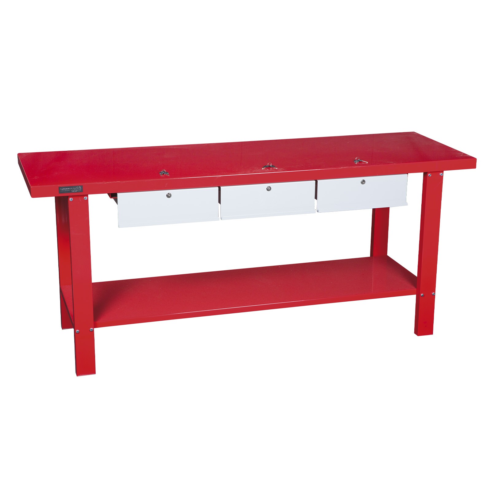 Mesa Metálica de Trabajo DOGHER 3 Cajones 2000 x 640 x 865