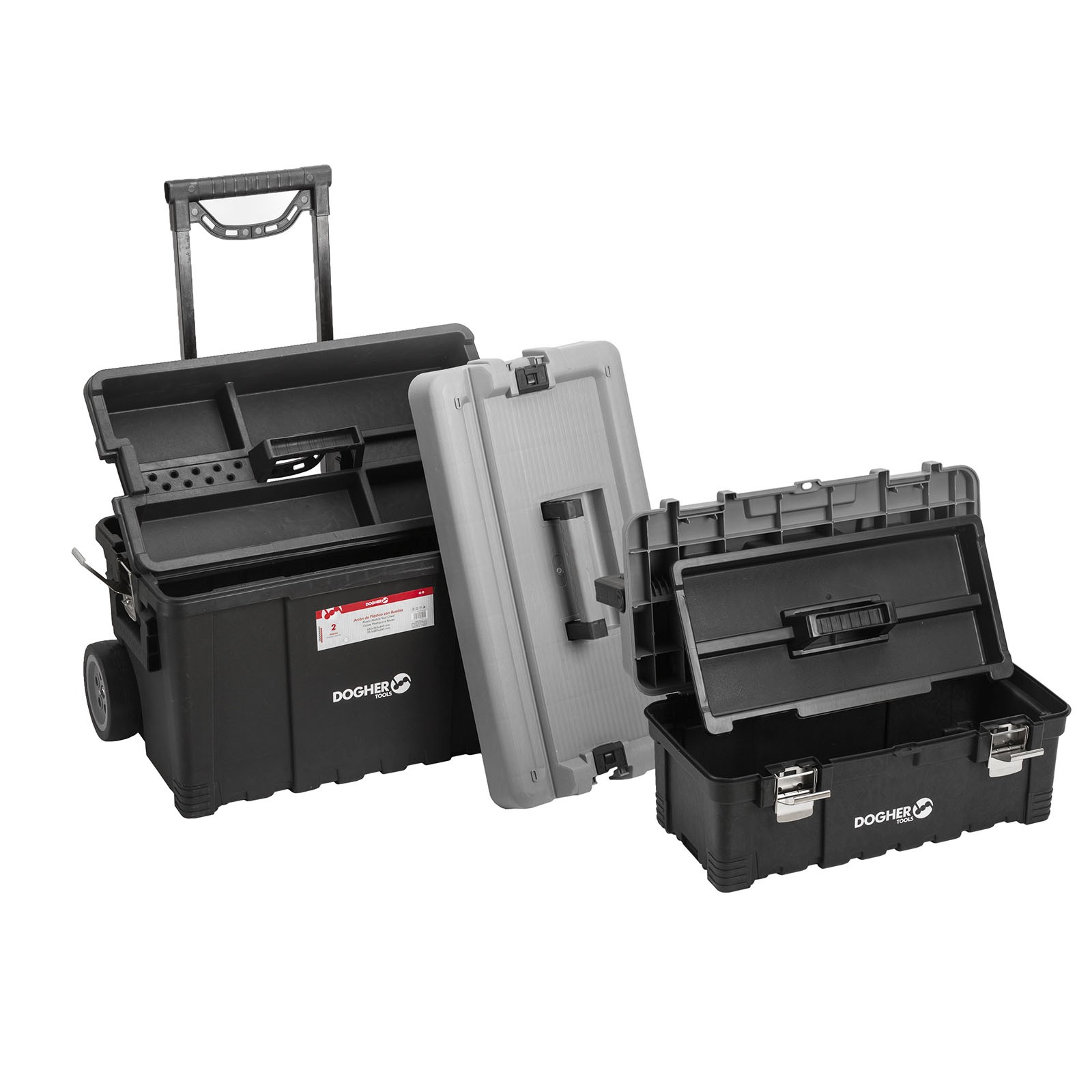Caja DOGHER Herramientas Móvil 2 Módulos 750 x 650 x 440 mm