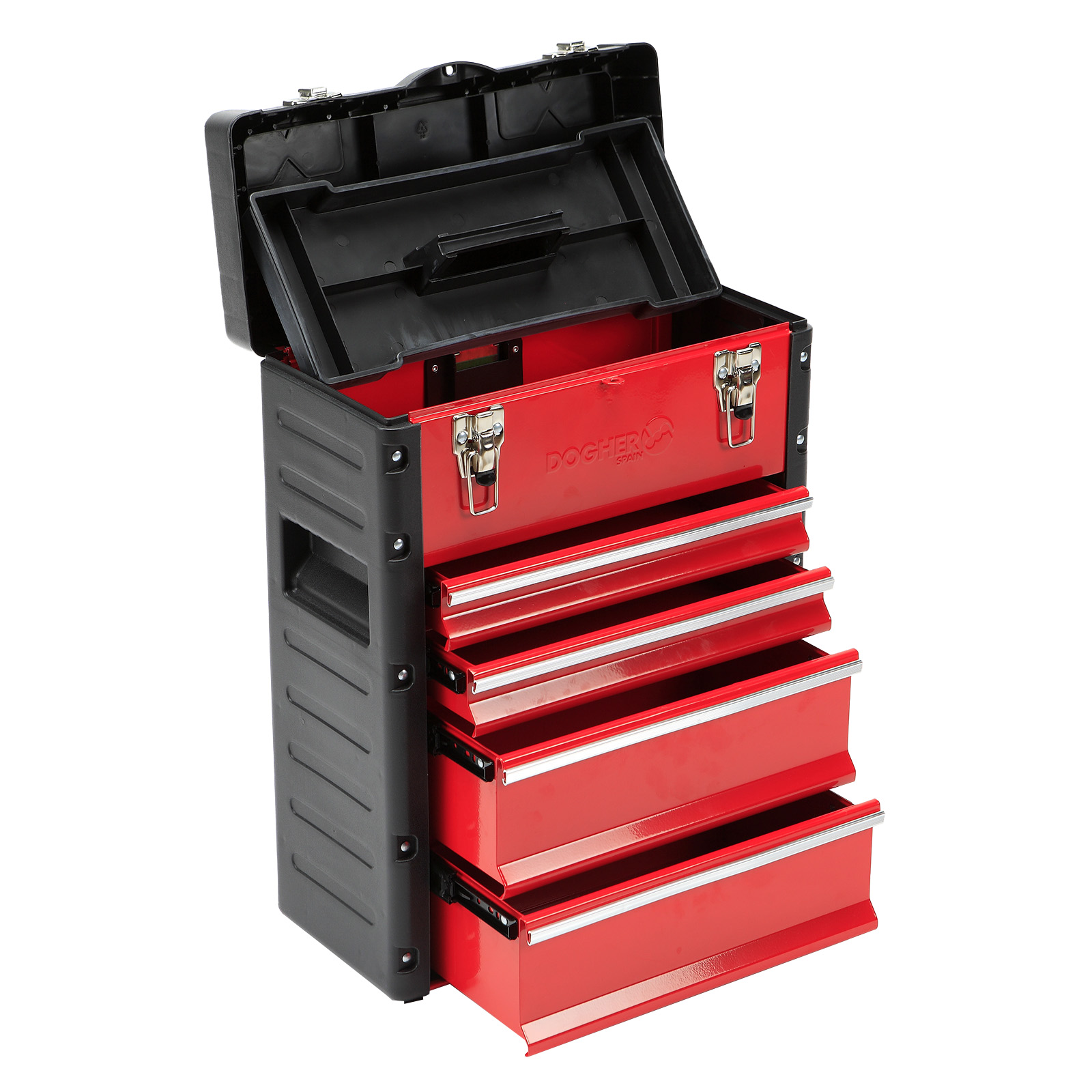 Trolley Metálica Compacta DOGHER 410 x 265 x 550 mm 4 Cajones