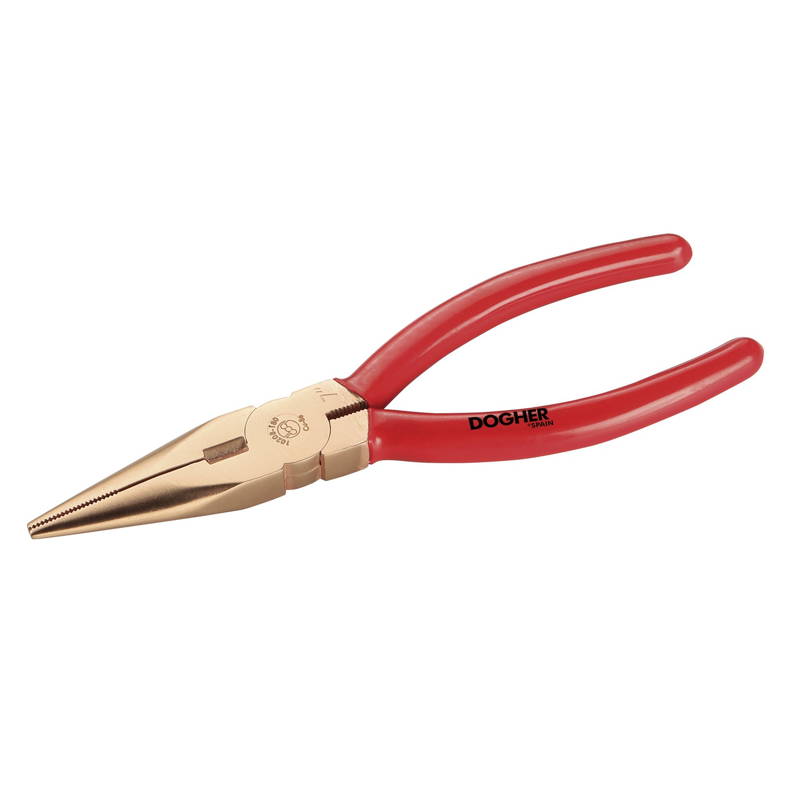 Alicate Boca Semirredonda con Corte DOGHER Antichispa