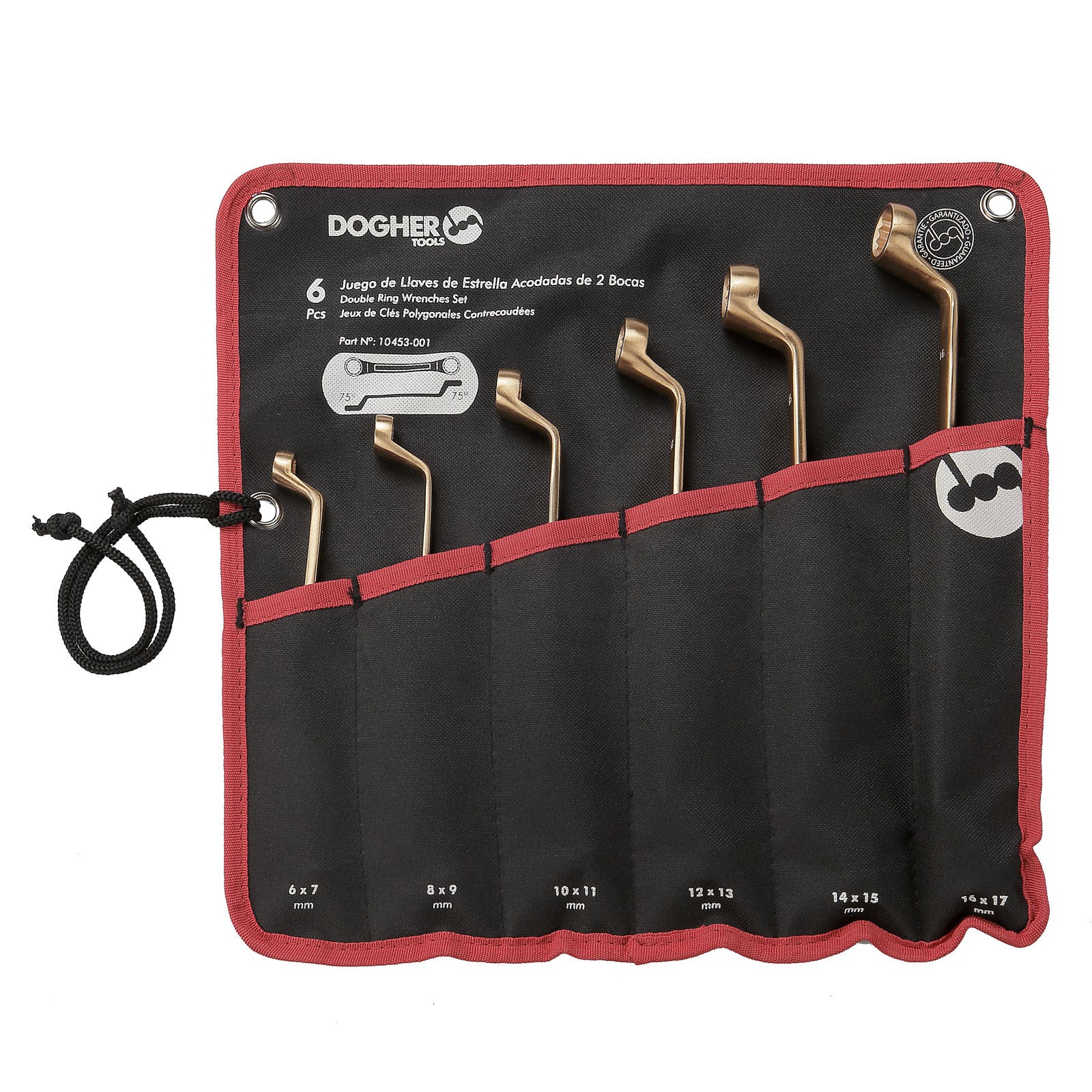 Bolsa DOGHER 6 Llaves Estrella Acodada 75º Antichispa