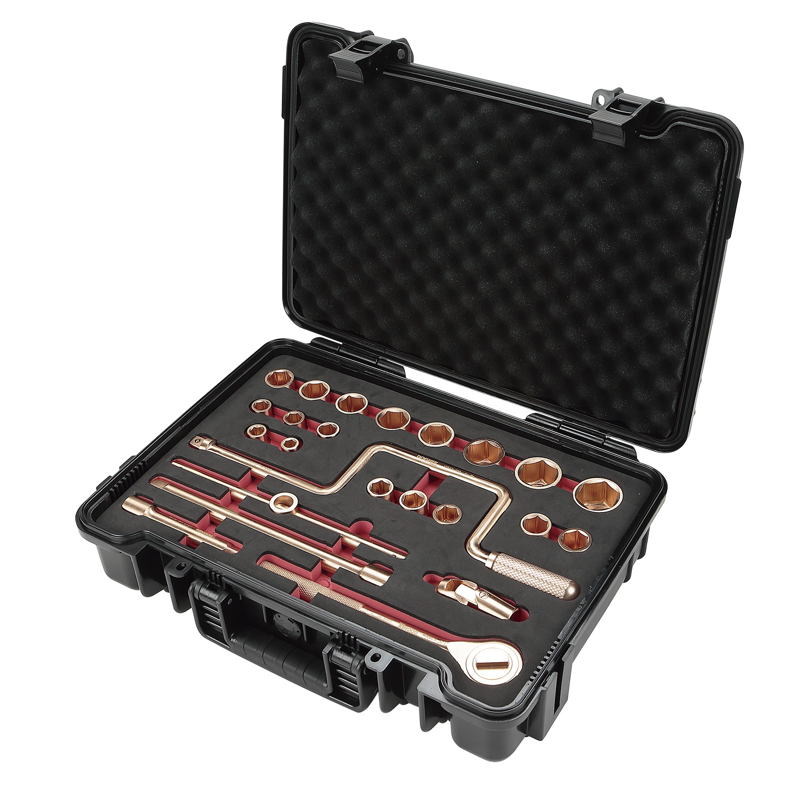 Juego DOGHER Maletín Vasos Hexagonal Antichispa 24Pcs 1/2