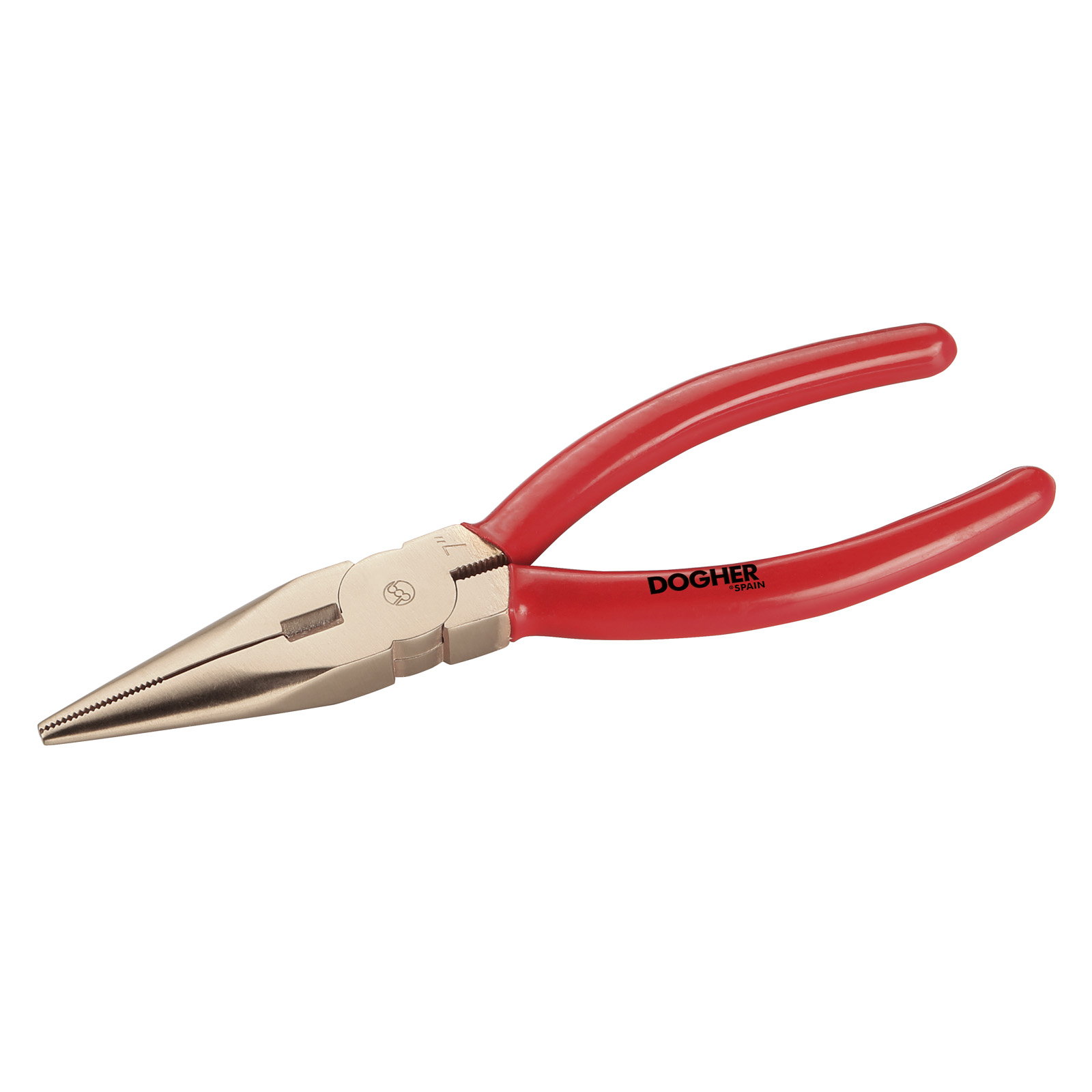 Alicate Boca Semirredonda con Corte Antichispa 160 mm Al-Br