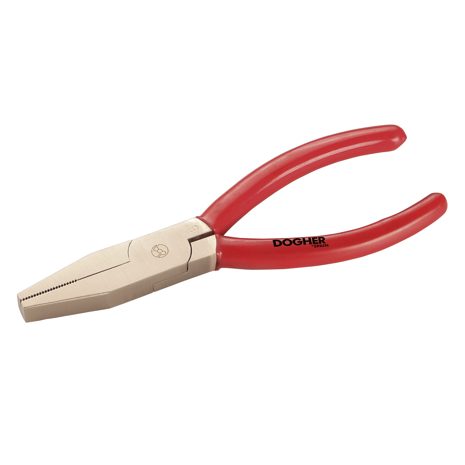 Alicate Boca Alargada Plana Antichispa 160 mm Al-Br