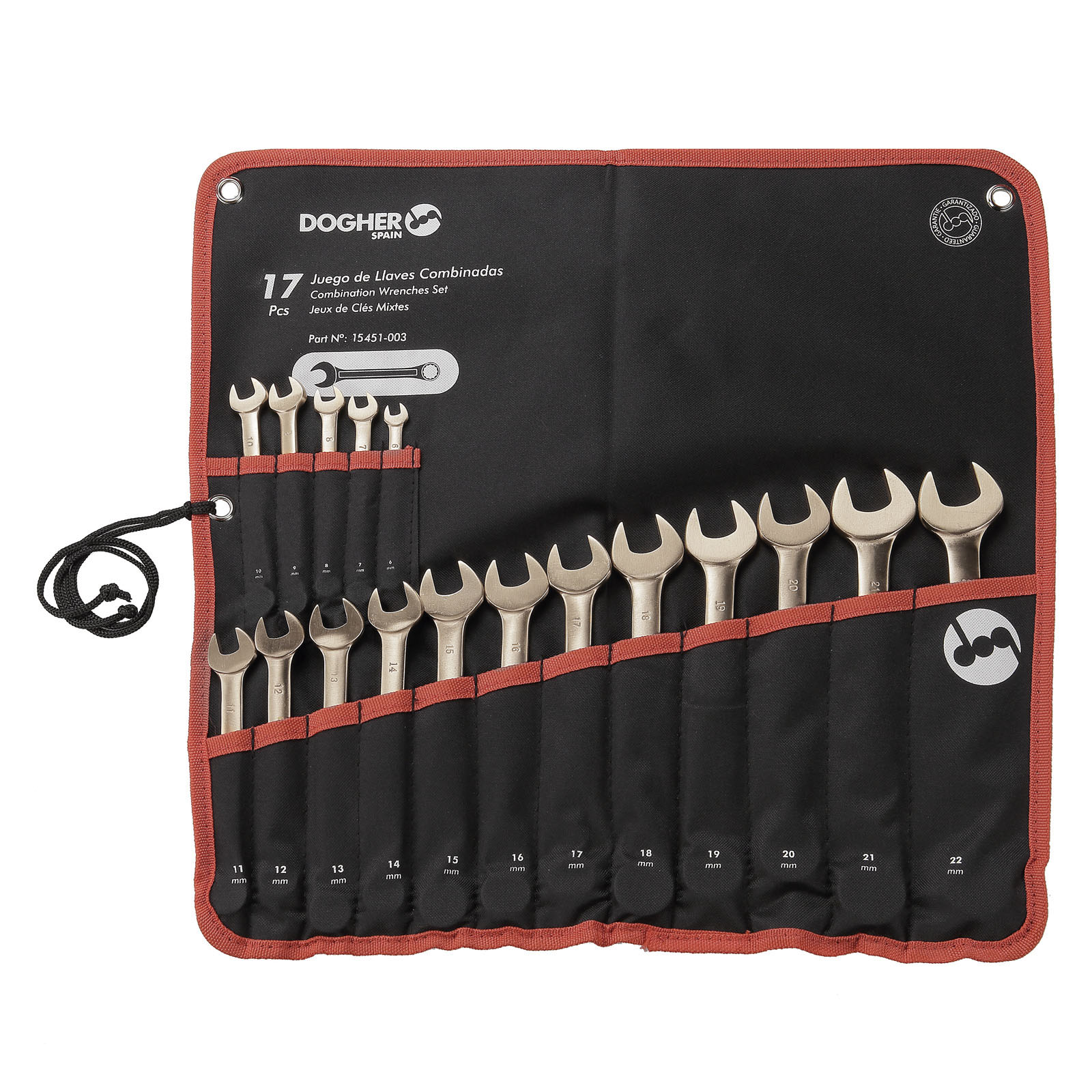 Bolsa 17 Llaves Combinadas Antichispa Al-Br