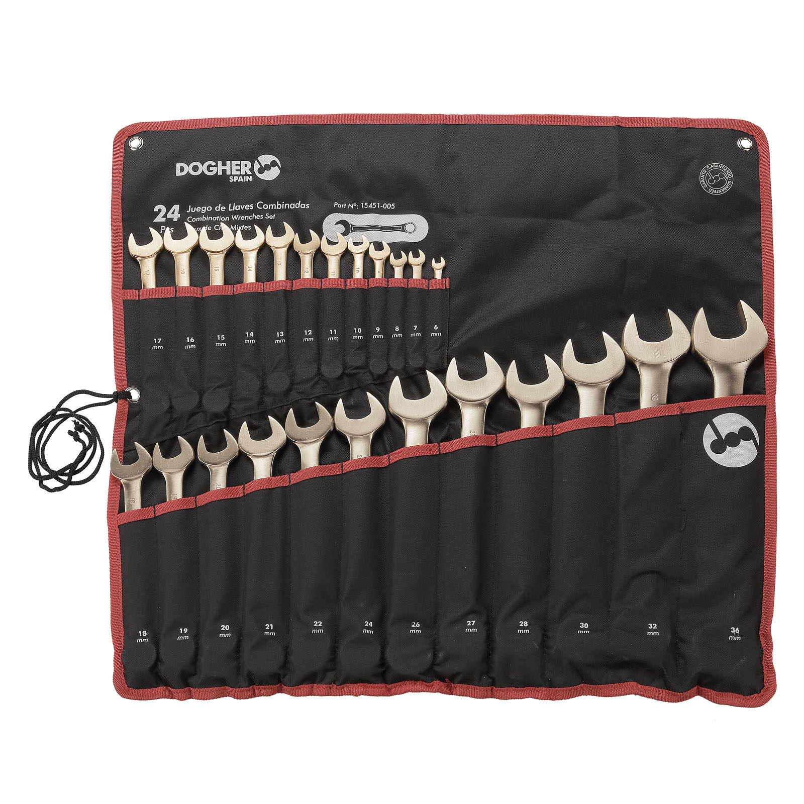 Bolsa 24 Llaves Combinadas Antichispa Al-Br