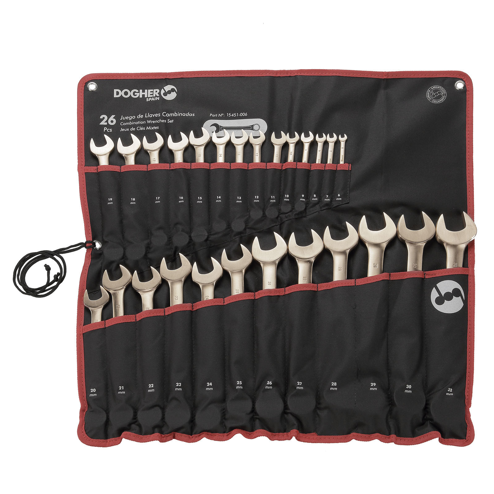 Bolsa 26 Llaves Combinadas Antichispa Al-Br