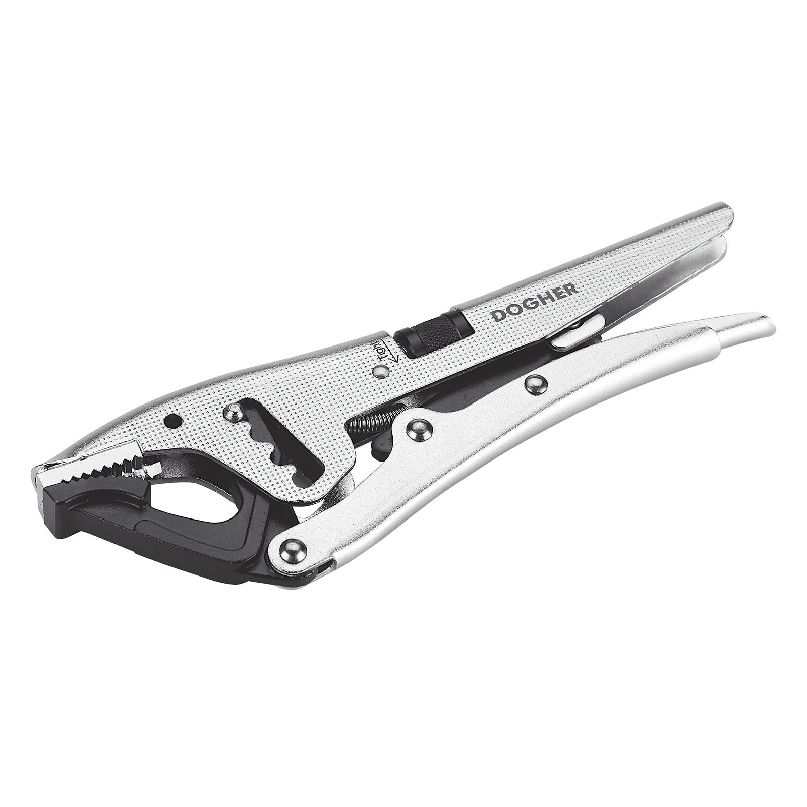 Expositor Mostrador 10 Tenazas Grip Gran Capacidad DOGHER Boca Recta